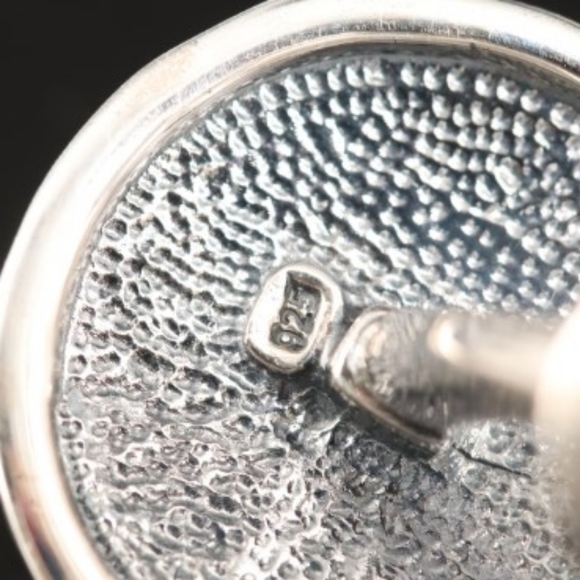 Scott Kay Sterling Silver Onyx Heavy Cufflinks - Picture 5 of 5